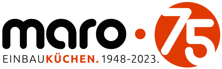 Logo 75 Jahre Maro-Einbauküchen